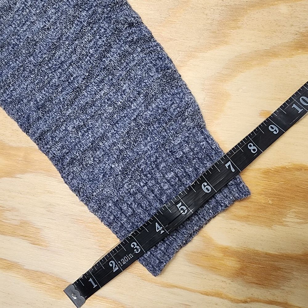 Free People Womens S Jogger Pants Blue Pull On Cozy Lounge Chunky Knit Pockets - Picture 9 of 10